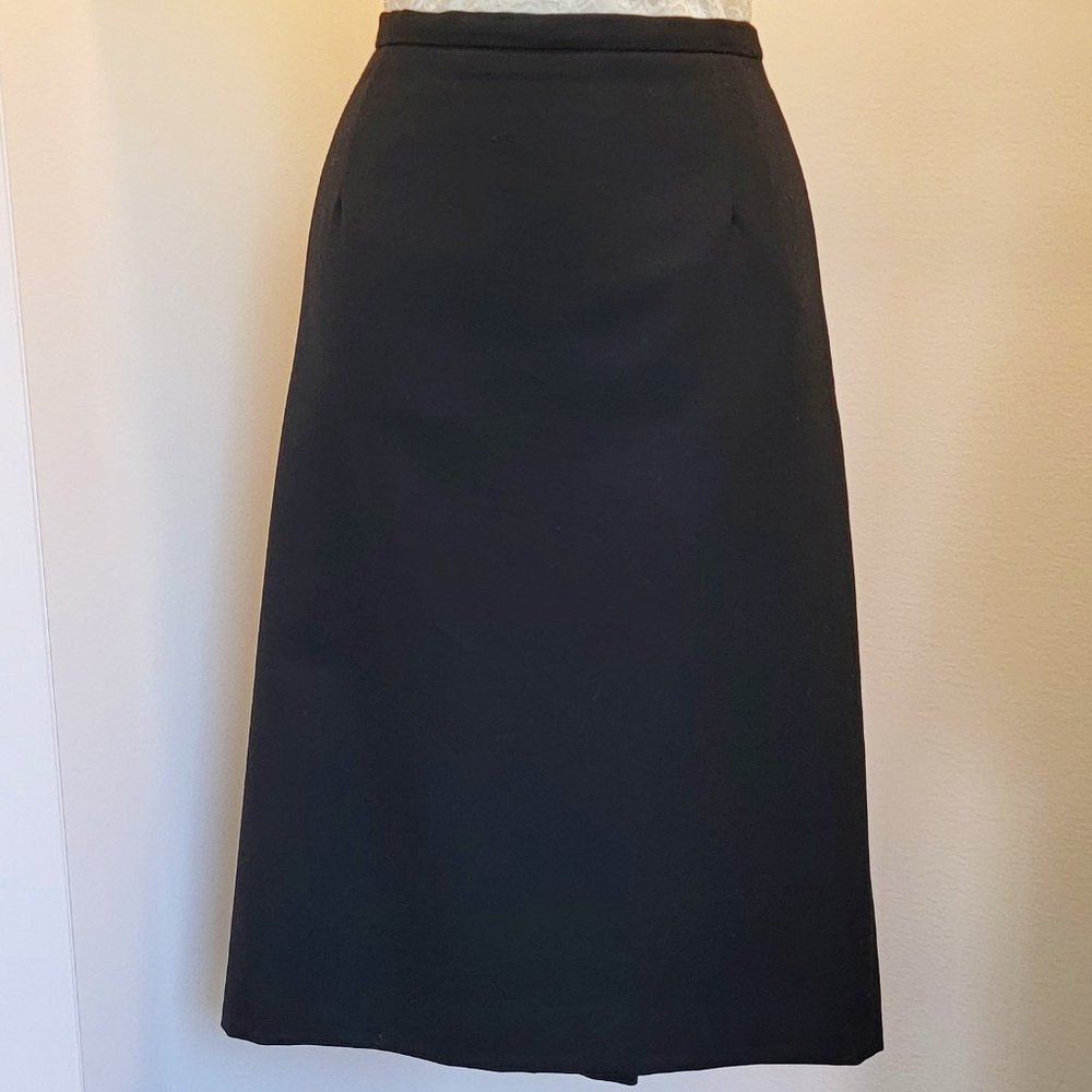 PENDLETON Seasonless Wool Black Pencil Skirt Sz: 12